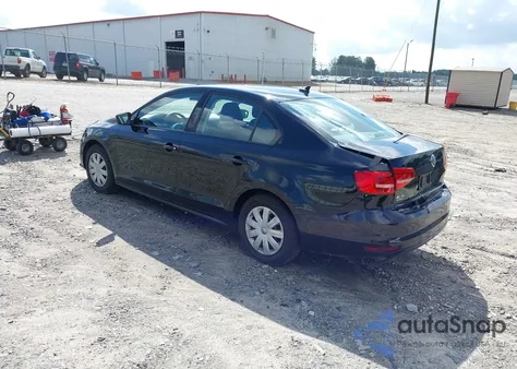 2015 Volkswagen Jetta 2.0L S z USA, uszkodzony, nr VIN 3VW2K7AJ3FM296508